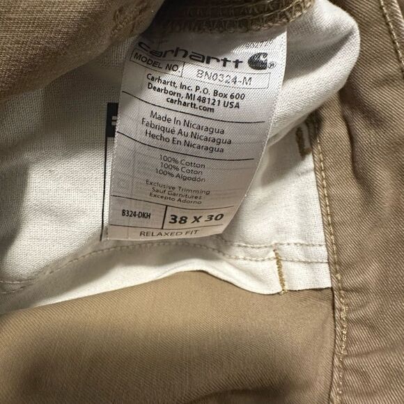 Carhartt Relaxed Fit Utility Work Pants Twill - Men's Size 38 x 30 - Picture 4 of 5